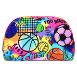 Corey Paige Fun sports Oval Cosmetic Bag