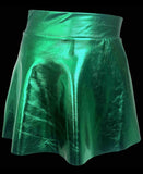 Erge Vinyl Skorts Fuschia/Green/Royal/Or Red