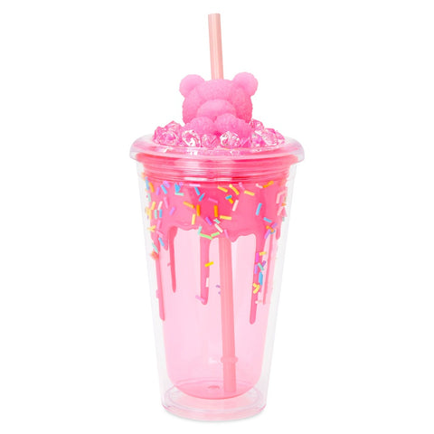 IScream Pink Bear Sprinkle Tumbler