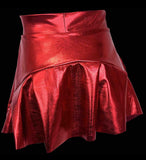 Erge Vinyl Skorts Fuschia/Green/Royal/Or Red