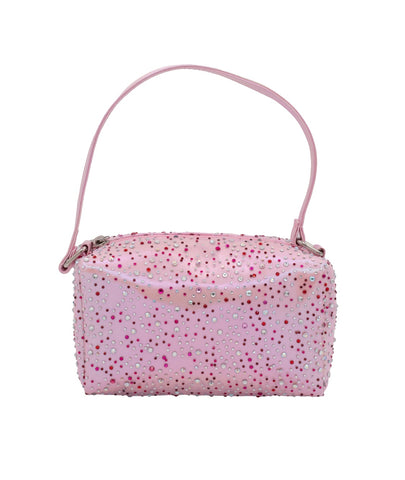 Bari Lynn Pink Jewel Tulle Bag