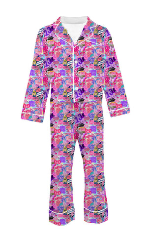 Stoopher Lover Satin Loungewear Set