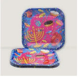 Chanukah Pink & Blue Napkins / 7” Plates /9”plates Or Tablecloth