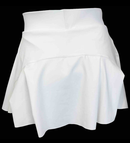 Erge Solid Yoga Skort Black /White