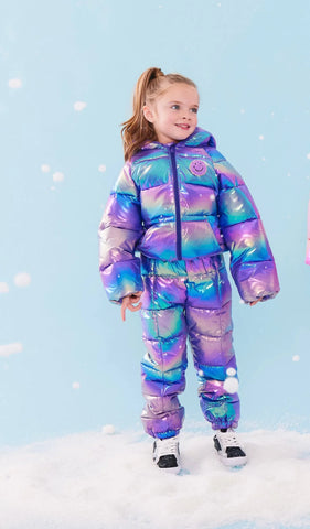 Lola And The Boys Rainbow Metallic Snow Set