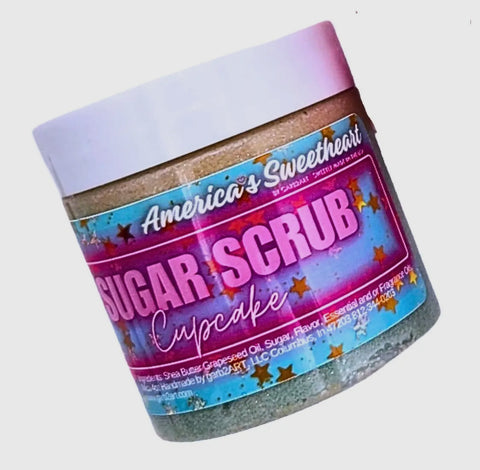 Cupcake sugar scrub