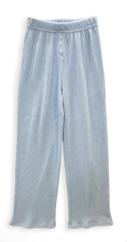 Katie J Brynn Waffle Lounge Pants Or Hoodie Baby Blue