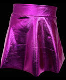 Erge Vinyl Skorts Fuschia/Green/Royal/Or Red