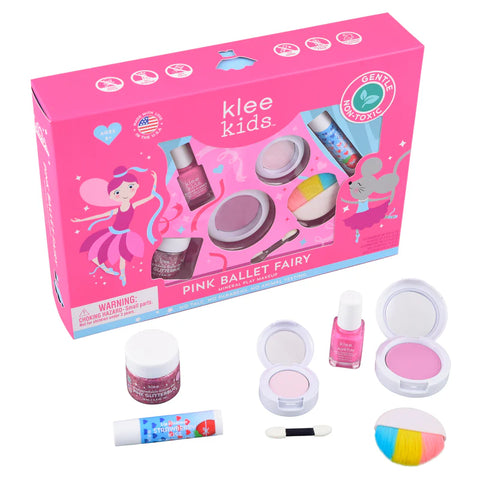 Klee Kids Pink Ballet Fairy Natural Makeup Kit