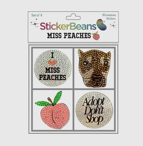 Miss Peaches Stickerbeans