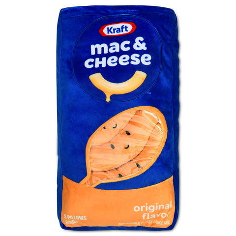 IScream Kraft Mac And Cheese  Packaging Plush Pillow