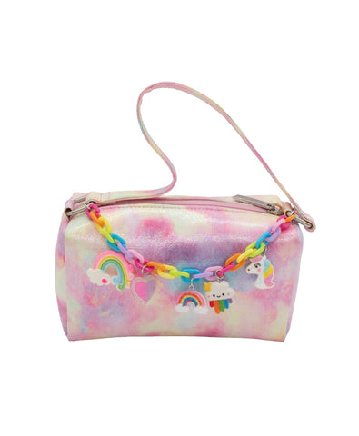 Bari Lynn Tie Dye Link  Charm Bag