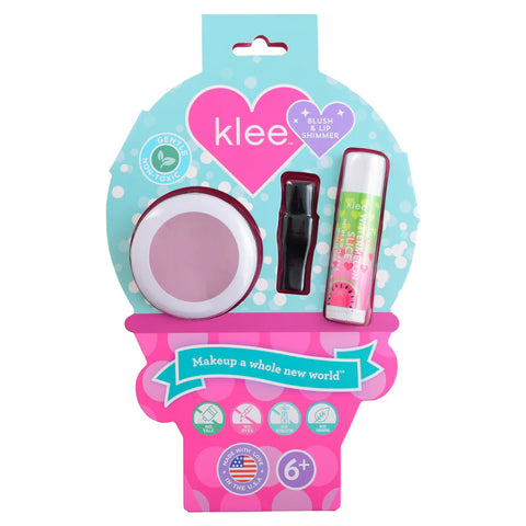 Klee Kids Pink Berry Glow Blush And Lip Shimmer