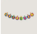 Happy Chanukah Paper Dreidel Banner