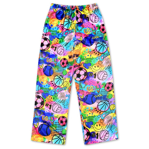 Corey Paige Fun Sports Plush Lounge Pants