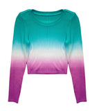 Katie J Junior Livi Long Sleeve Ribbed Crop Tee