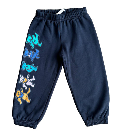 Rowdy Sprout Grateful Dead (tm) Dancing Bears Black Sweatpants Or Greatful Dead Moons Black Crewneck