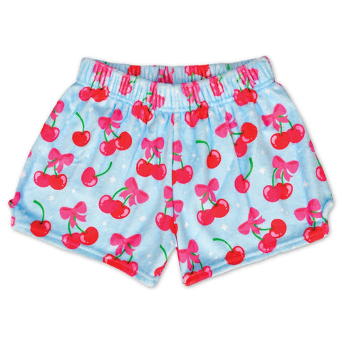 IScream Cheerful Cherries Plush Shorts