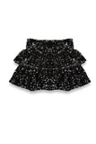 Katie J Tween Misha Sequin Ruffle Skirt And Sequin Sleeve Boxy Tee