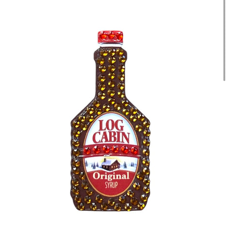 Log Cabin Syrup Stickerbean