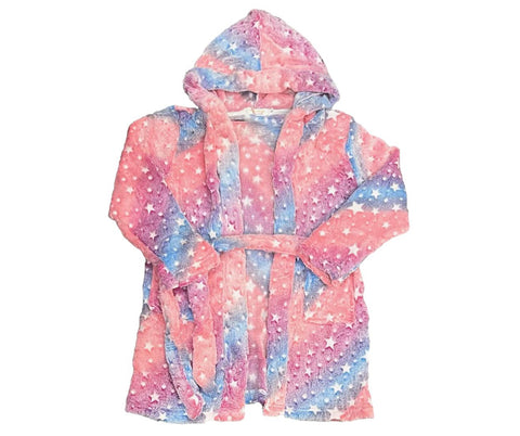 Stoopher Ombre Stars Hooded Robe