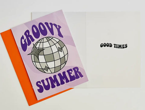 Groovy Summer Greeting Card