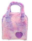 Bari Lynn Patch Faux Fur Tote