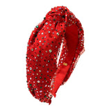 Bari Lynn Tulle Jeweled Knot Headband