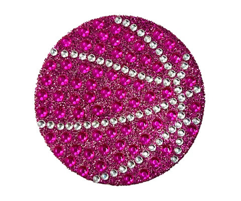 Pink Basketball Stickerbean